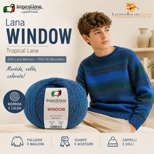 Lana WINDOW - Tropical Lane - Colore: - by LacariaRicami.Store