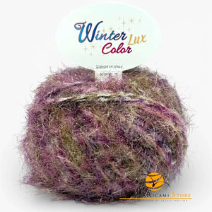 LANA Winter Color Lux - Miss Tricot Filati - Colore: 5 - VIOLA MARRONE - by LacariaRicami.Store