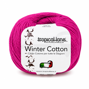 CALDO COTONE Winter Cotton - Tropical Lane - Colore: 139 - FUCSIA - by LacariaRicami.Store