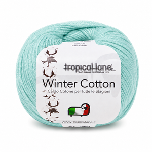 CALDO COTONE Winter Cotton - Tropical Lane - Colore: 143 - VERDE ACQUA - by LacariaRicami.Store