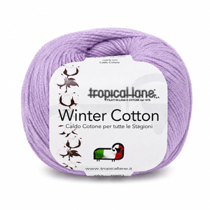 CALDO COTONE Winter Cotton - Tropical Lane - Colore: 146 - LILLA - by LacariaRicami.Store