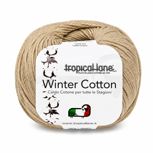 CALDO COTONE Winter Cotton - Tropical Lane - Colore: 154 - BEIGE - by LacariaRicami.Store