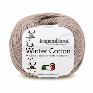 CALDO COTONE Winter Cotton - Tropical Lane - Colore: 2140 - TORTORA - by LacariaRicami.Store