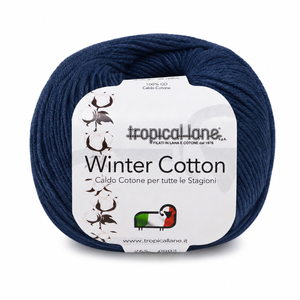 CALDO COTONE Winter Cotton - Tropical Lane - Colore: 69 - BLU - by LacariaRicami.Store