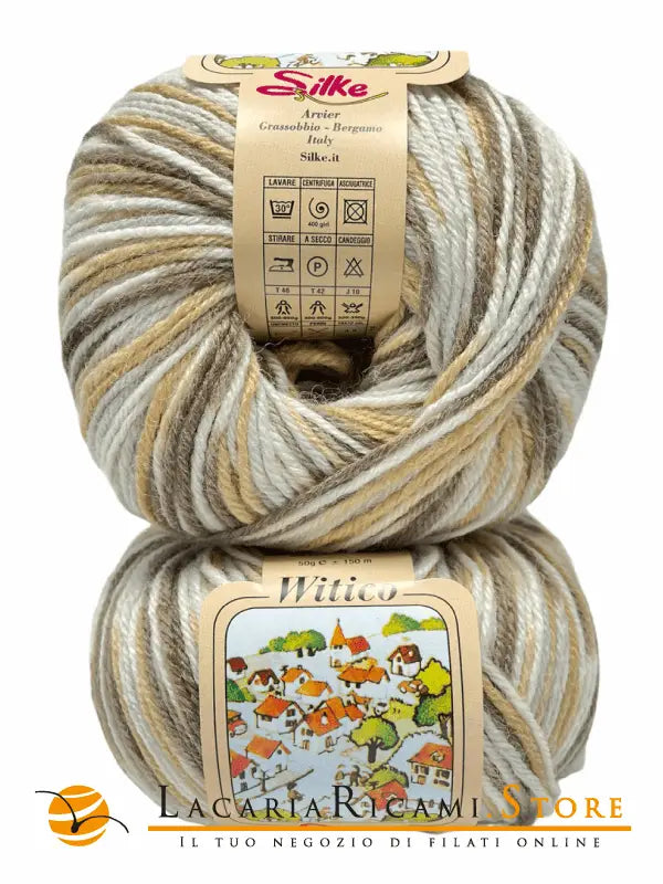 Lana Witico Stampato - Silke - - LacariaRicami.Store