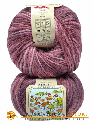 Lana Witico Stampato - Silke - - LacariaRicami.Store