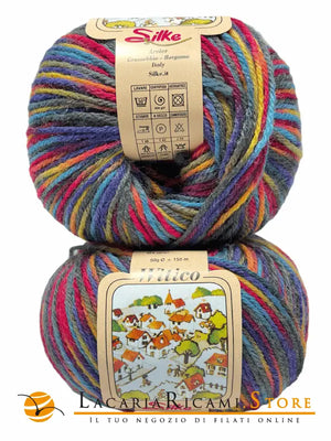 Lana Witico Stampato - Silke - - LacariaRicami.Store