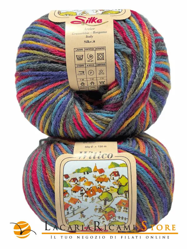 Lana Witico Stampato - Silke - - LacariaRicami.Store