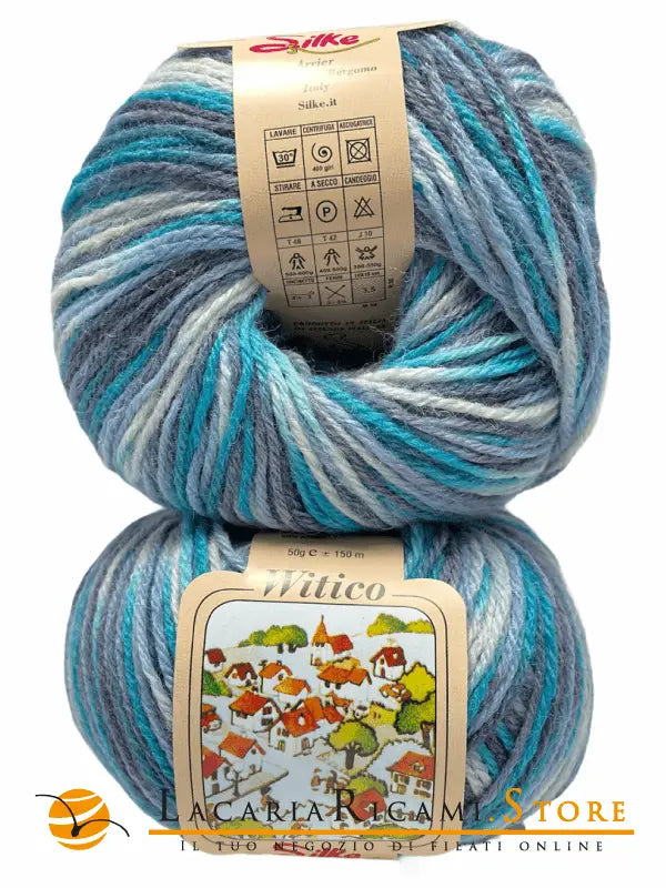 Lana Witico Stampato - Silke - - LacariaRicami.Store