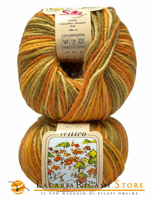Lana Witico Stampato - Silke - - LacariaRicami.Store
