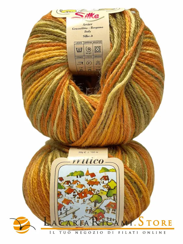 Lana Witico Stampato - Silke - - LacariaRicami.Store
