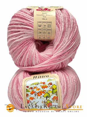 Lana Witico Stampato - Silke - - LacariaRicami.Store