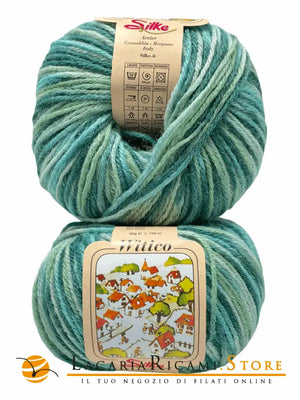 Lana Witico Stampato - Silke - - LacariaRicami.Store