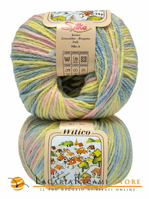 Lana Witico Stampato - Silke - - LacariaRicami.Store
