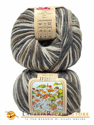Lana Witico Stampato - Silke - - LacariaRicami.Store