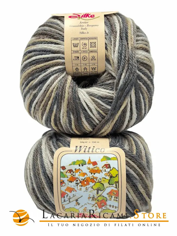 Lana Witico Stampato - Silke - - LacariaRicami.Store