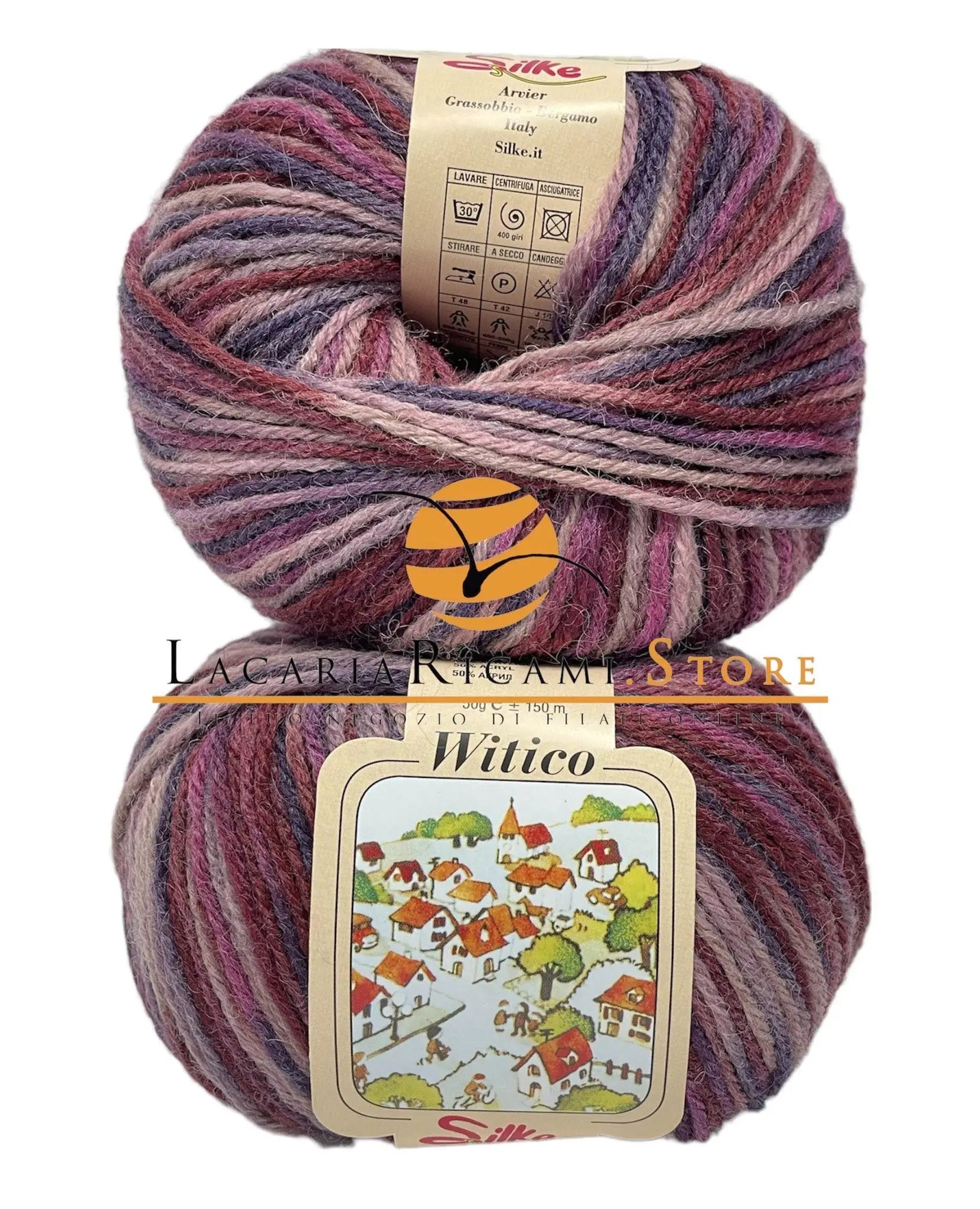 Lana Witico Stampato - Silke - - LacariaRicami.Store