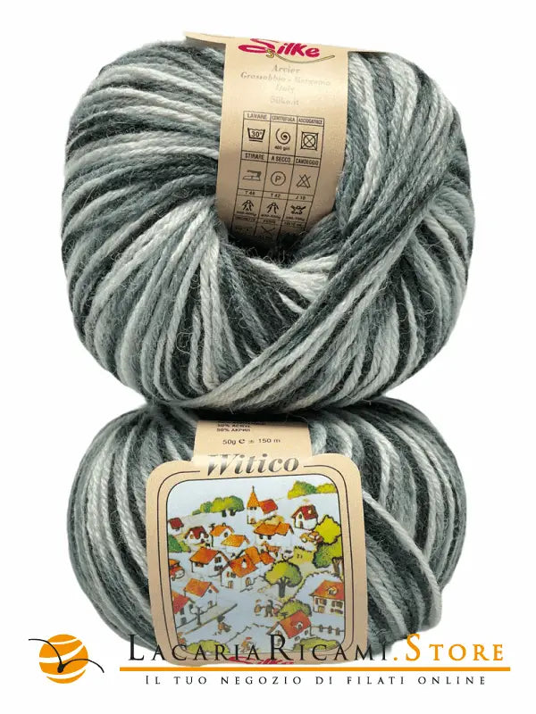 Lana Witico Stampato - Silke - - LacariaRicami.Store