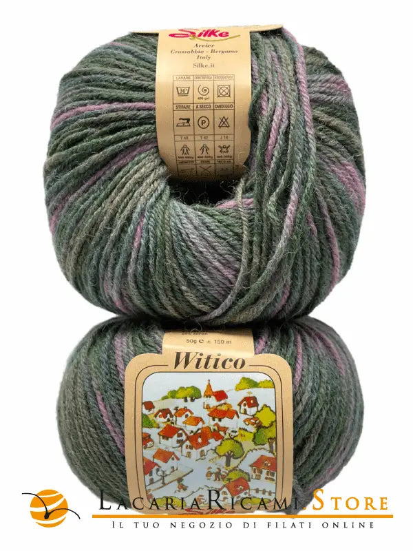 Lana Witico Stampato - Silke - - LacariaRicami.Store