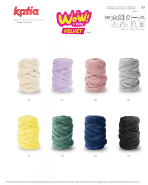 Tubolare WOW-VELVET - Katia - - LacariaRicami.Store