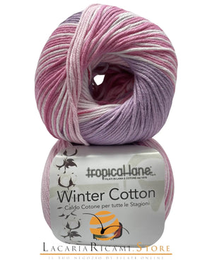 CALDO COTONE Winter Cotton Print - Tropical Lane - - LacariaRicami.Store