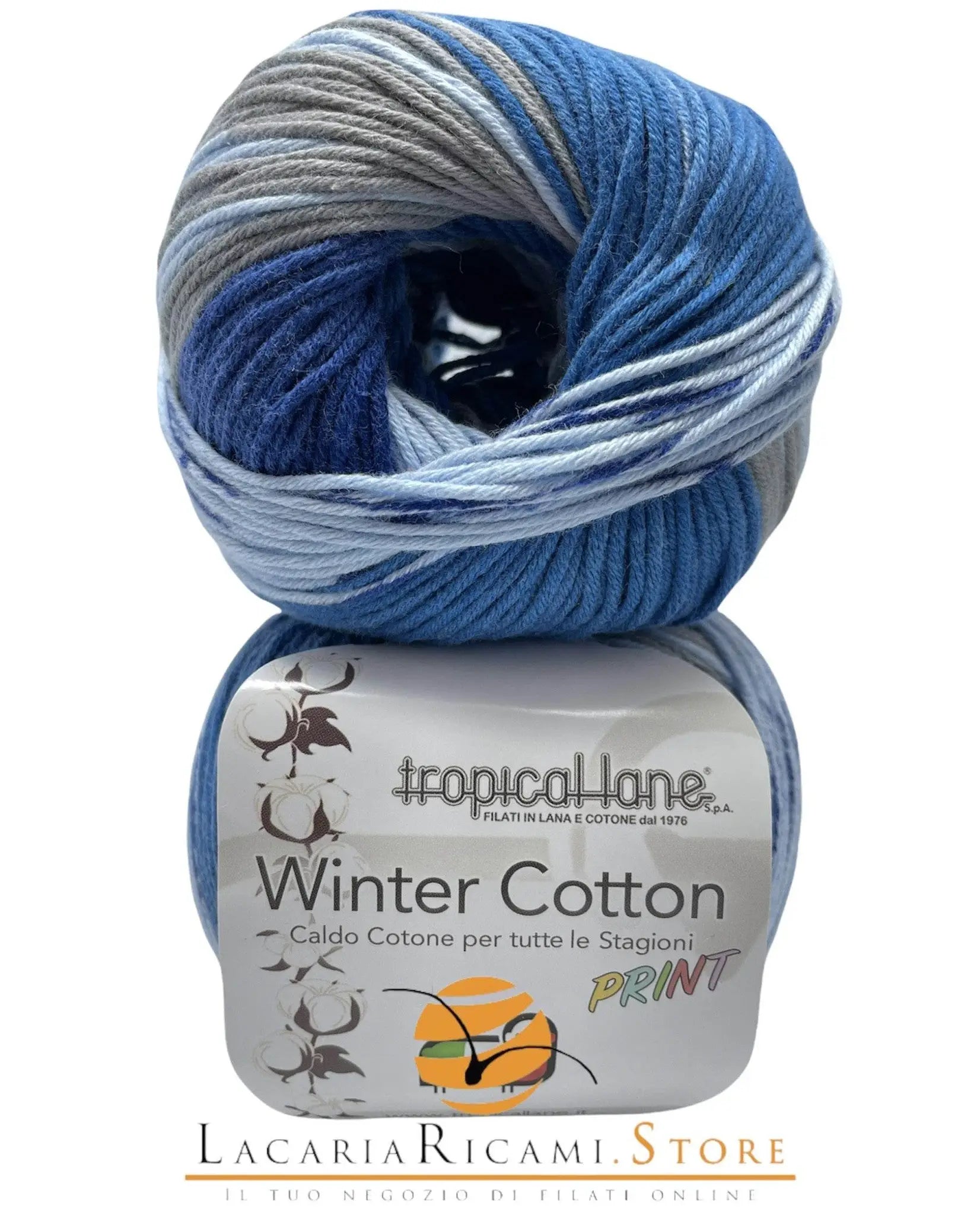 CALDO COTONE Winter Cotton Print - Tropical Lane - - LacariaRicami.Store