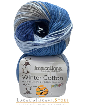 CALDO COTONE Winter Cotton Print - Tropical Lane - - LacariaRicami.Store