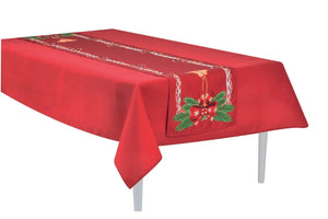Set Xmas Flower - Preziosa Home - Colore: FIOCCO 140x360 - by LacariaRicami.Store