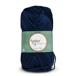 Cotone CREATIVA - ANCHOR 0124 - BLU NAVY - LacariaRicami.Store
