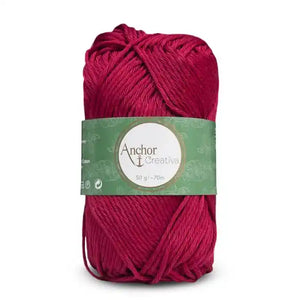 Cotone CREATIVA - ANCHOR 0192 - ROSSO VINO - LacariaRicami.Store