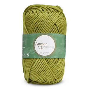 Cotone CREATIVA - ANCHOR 0205 - VERDE MELA - LacariaRicami.Store