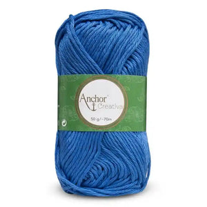 Cotone CREATIVA - ANCHOR 0261 - BLU ROYAL - LacariaRicami.Store