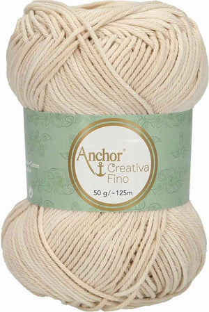Cotone CREATIVA FINO - ANCHOR 0102 - PANNA DENIM - LacariaRicami.Store