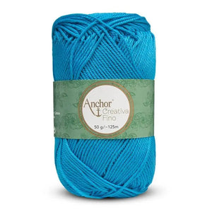 Cotone CREATIVA FINO - ANCHOR - Colore: 1334 - TURCHESE - by LacariaRicami.Store