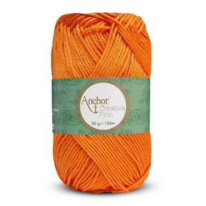 Cotone CREATIVA FINO - ANCHOR - Colore: 0281 - MANDARINO - by LacariaRicami.Store