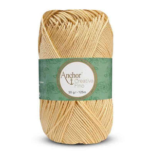Cotone CREATIVA FINO - ANCHOR - Colore: 0306 - MIELE - by LacariaRicami.Store