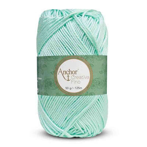 Cotone CREATIVA FINO - ANCHOR - Colore: 0385 - MENTA - by LacariaRicami.Store