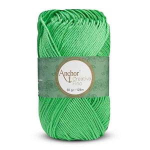 Cotone CREATIVA FINO - ANCHOR 0389 - VERDE ACCESO - LacariaRicami.Store