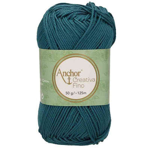 Cotone CREATIVA FINO - ANCHOR 0391 - PETROLIO - LacariaRicami.Store