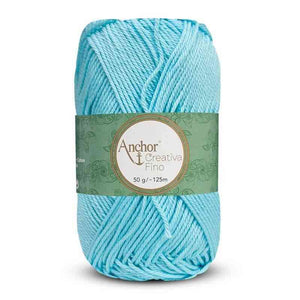 Cotone CREATIVA FINO - ANCHOR 0397 - ACQUA - LacariaRicami.Store
