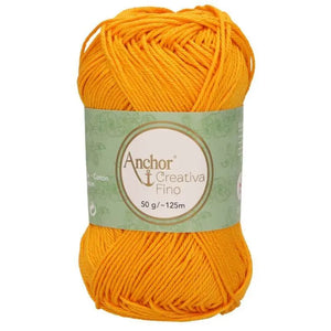 Cotone CREATIVA FINO - ANCHOR - Colore: 0411 - MANGO - by LacariaRicami.Store