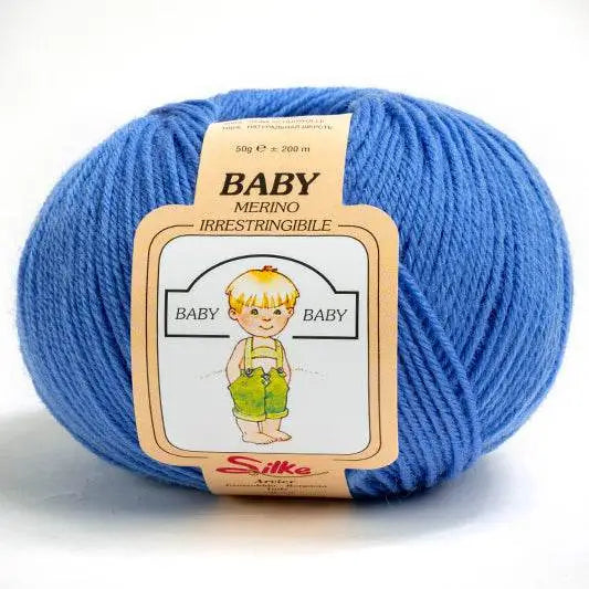 Lana Baby Merino - Silke - 061 - AZZURRO - LacariaRicami.Store