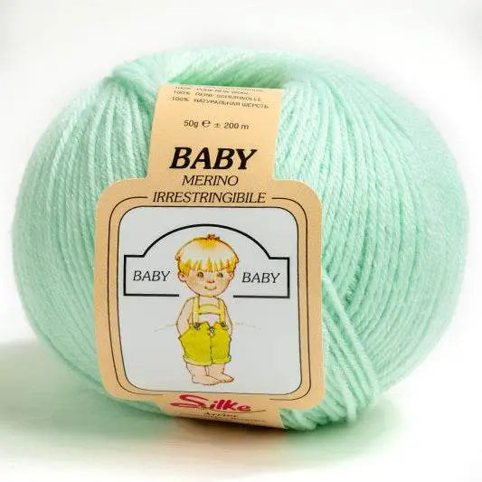Lana Baby Merino - Silke - 103 - VERDINO - LacariaRicami.Store