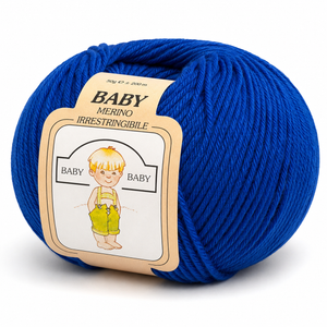 Lana Baby Merino - Silke - Colore: 238 - BLU ROYAL - by LacariaRicami.Store