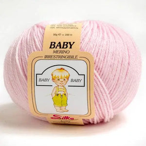 Lana Baby Merino - Silke - 331 - ROSA - LacariaRicami.Store