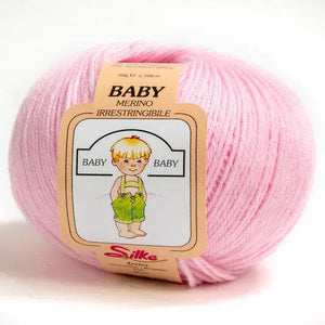 Lana Baby Merino - Silke - 333 - ROSA BABY - LacariaRicami.Store
