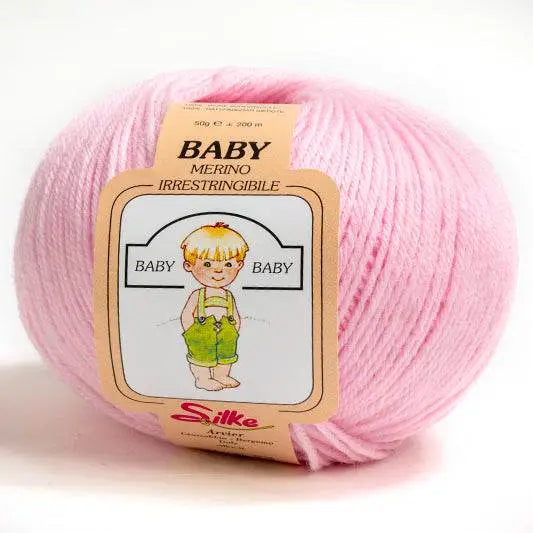 Lana Baby Merino - Silke - 333 - ROSA BABY - LacariaRicami.Store