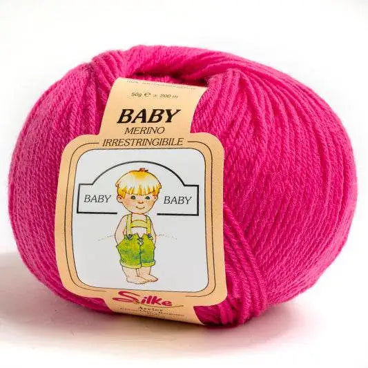 Lana Baby Merino - Silke - 362 - FUCSIA - LacariaRicami.Store