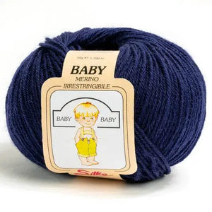 Lana Baby Merino - Silke - 610 - BLU - LacariaRicami.Store