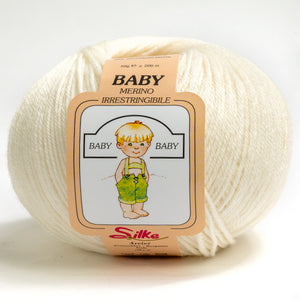 Lana Baby Merino - Silke - 800 - PANNA - LacariaRicami.Store
